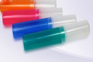 Пенал- тубус h=20 см, d=4 см, пластиковый, ассорти 4 цвета