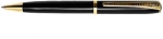 Ручка металлическая TZ 936 поворотный механ., цв. синий, корпус черный с золотом
