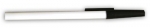 Ручка шариковая черная BASIC 0.7мм белый корпус
