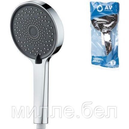 Душевая лейка, 3-функц., AV Engineering (ABS-пластик, подключение 1/2")
