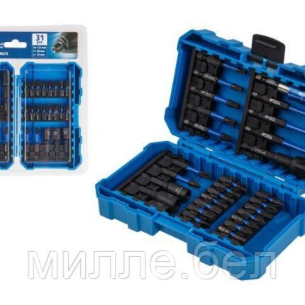 Набор бит ударных BULL Impact IMB 31 Multi в кейсе (Торсионные, 58-62 HRC, 31 предмет)