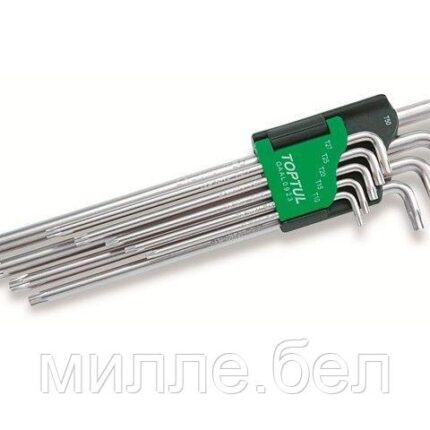 Набор ключей Torx T10-Т50 9шт экстра-длин. TOPTUL