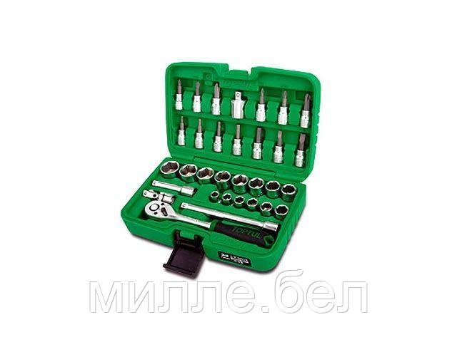 Набор головок и бит 32предм. 3/8" 12гр. TOPTUL