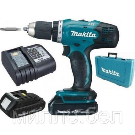 Аккум. дрель-шуруповерт MAKITA LXT DDF 453 SYE в чем. (ОТГРУЗКА ТОЛЬКО ПО ЭТН/ЭТТН | 18.0 В, 2 акк., 1.5 А/ч