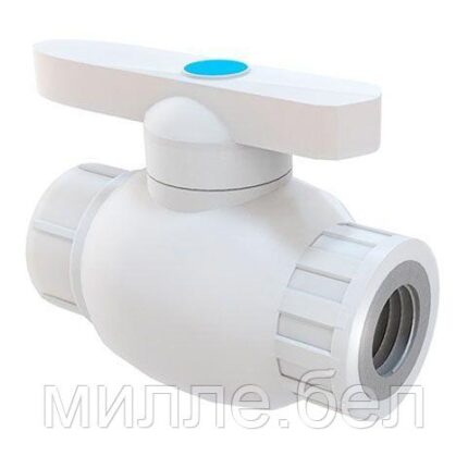 Кран шар. ПП 20х1/2" вн. бел. РТП (РосТурПласт)