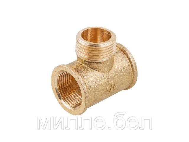 Тройник 1/2" вн.-нар.-вн., Цветлит