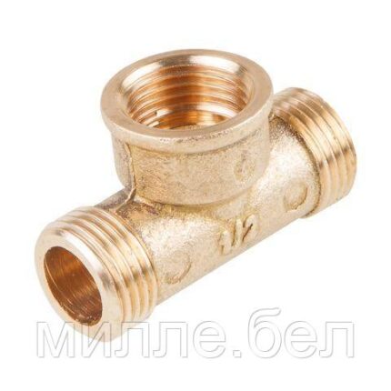 Тройник 1/2" нар.-вн.-нар., Цветлит (ЦРБ0018)