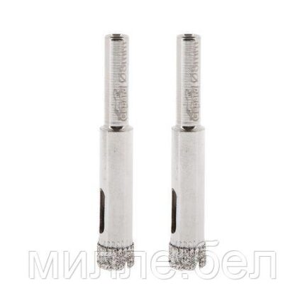 Коронка алмазная  d 8мм по стеклу и керамике 2шт. GEPARD (GP2076-08) (сверло алмазное трубчатое, 2шт)