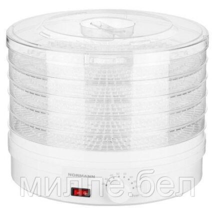 Сушилка для овощей и фруктов AFD-902 NORMANN (250 Вт, 5 больших лотков, регулировка температуры)