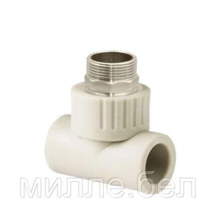 Тройник ПП комб. нар. 40х1 1/4", сер. РТП (РосТурПласт)