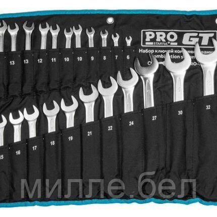 Набор ключей комбинир. 6-32мм 22шт PRO STARTUL GT (PRO-81022) (полотно, 6-22,24,27,30,32)