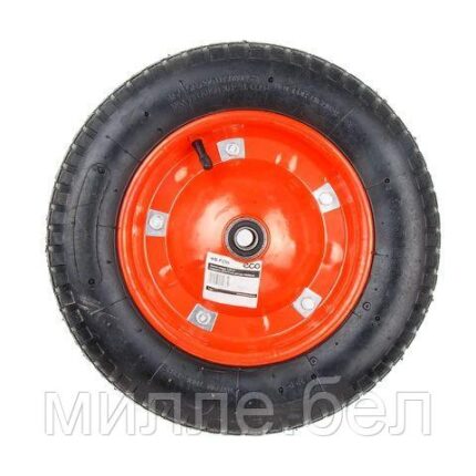 Колесо надувн. 3.25-8" (подшипн. ф35x16 мм, для оси 16x90мм) (Подходит к тачкам: WB150-1) (ECO)