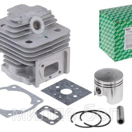 Поршневая группа в сборе ECO GTP-X023 (для мотокос 43 см3) (тип "усы" под 2 зацепа)