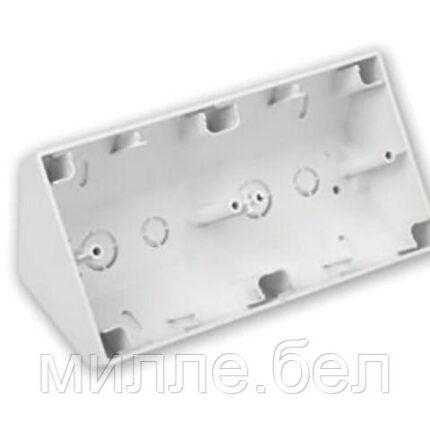 Коробка распаечная (монтажная) угловая КУ-442 BYLECTRICA (153х82х57 мм)