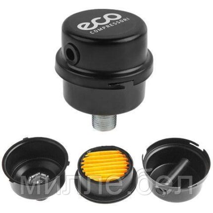 Фильтр воздушный для компрессора ECO (3/8", бумажн. фильтроэлемент, металл. корпус)