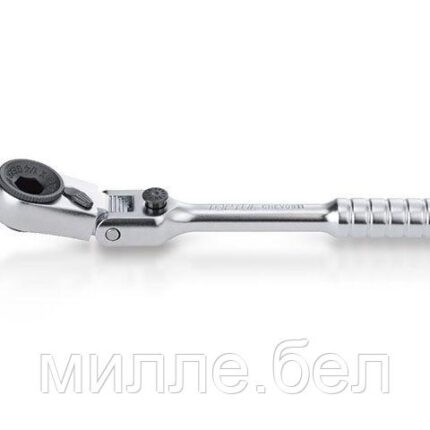 Трещотка 1/4" мини, 60зуб. 110мм, с шарниром  TOPTUL (используется с FTDF0810 (Держатель бит магнитный 1/4"