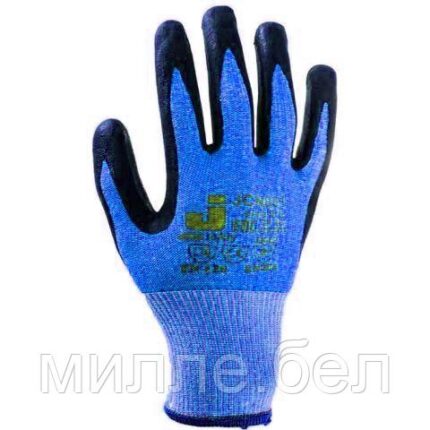 Перчатки с защитой от порезов 5 кл., р-р 10/XL, (нитрил. покрыт.) JetaSafety (перчатки стекольщика,
