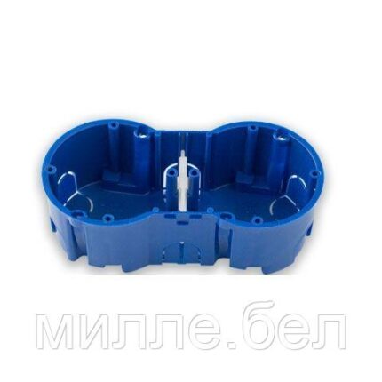 Коробка установочная (подрозетник) КЕ-501 BYLECTRICA (Для бетона и кирпича. Двухместная.136х66х47.4 мм)