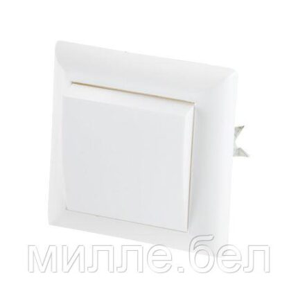 Выключатель 1 клав. (скрытый, до 6А) белый, Эконом, Юпитер (C1 6-102) (ЮПИТЕР)