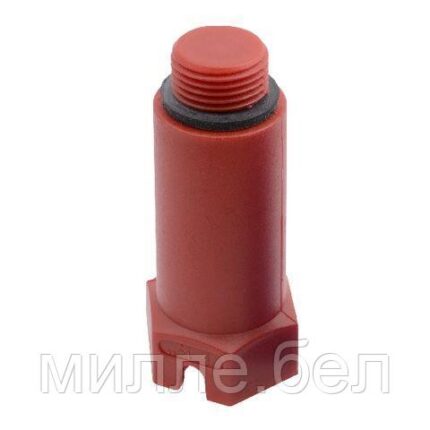 Заглушка монтажная 1/2 красная (в уп. 50 шт) (ЮстаПласт)