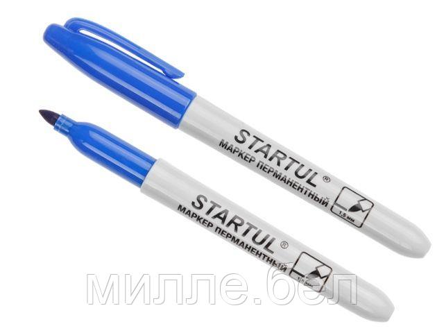 Маркер промышл. перманентный фетровый синий STARTUL PROFI (ST4350-02) (толщ. линии 2,0 мм)