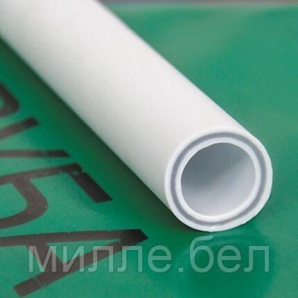 Труба ПП стекловолокно 20х2,8 PN20 бел. 2м РТП (РосТурПласт)