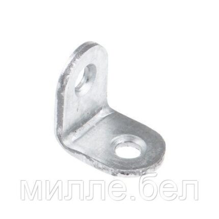 Уголок мебельный 12х16х16 мм белый цинк (100 шт в карт. уп.) STARFIX