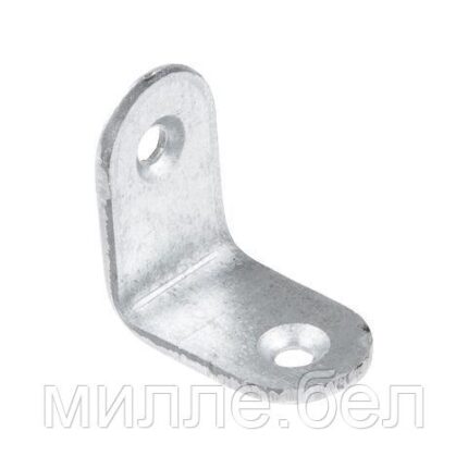 Уголок мебельный 12х19х19 мм белый цинк (100 шт в карт. уп.) STARFIX
