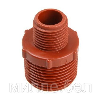 Ниппель ПП ред. 1" нар. х 3/4" нар. кор., AV Engineering (Полипропилен, макс.  1 бар, макс.  40 °С, для 5