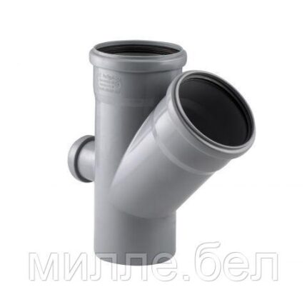 Крестовина двухпл. ВК 110/110х45/50, тыл РТП (Для внутренней канализации) (РосТурПласт)
