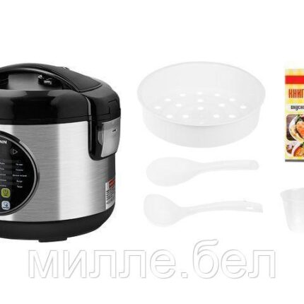 Мультиварка NORMANN AMC-431 (ОТГРУЗКА ТОЛЬКО ПО ЭТН/ЭТТН | 600 Вт, 3л, 20 программ, СМАРТШЕФ, паровая корзина)