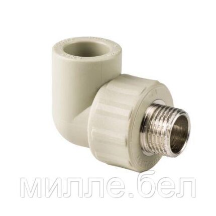 Колено ПП комб. нар. 32х3/4", сер. РТП (Угольник) (РосТурПласт)