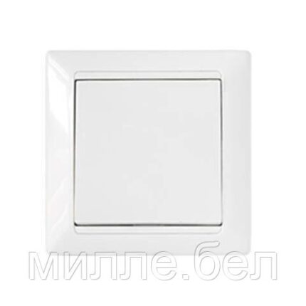 Выключатель 1 клав. с самовозвратом (скрытый, 10А) белый, Стиль, Byletrica (BYLECTRICA)