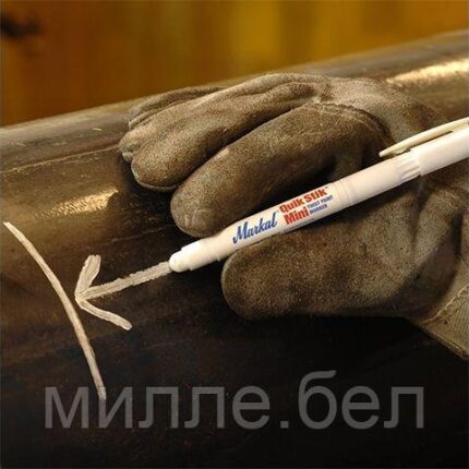 Маркер промышл. на основе твердой краски MARKAL QUIK STIK MINI КРАСНЫЙ (Толщина линии 6 мм. Цвет красный)