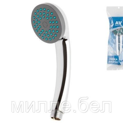 Душевая лейка, 1-функц. AVSSS-019 AV Engineering (ABS-пластик, подключение 1/2")