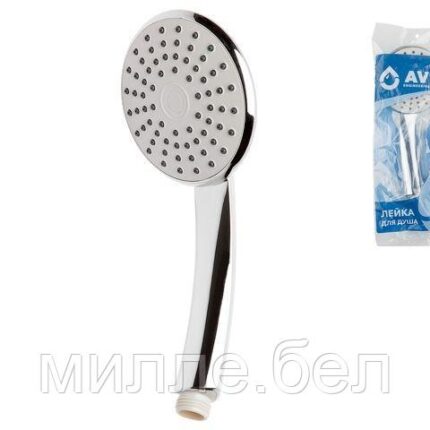 Душевая лейка, 1-функц. AVSSS-020 AV Engineering (ABS-пластик, подключение 1/2")