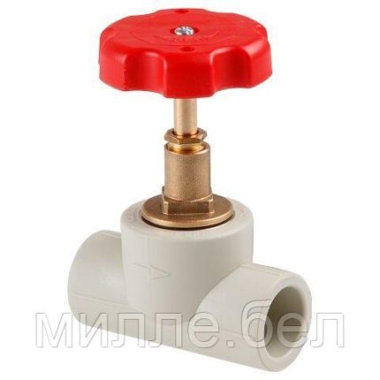 Вентиль ПП в сборе 25х90, сер. РТП (РосТурПласт)