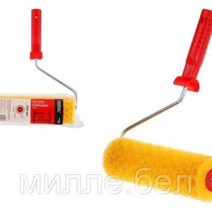 Валик поролоновый "Горошек" 250мм с ручкой 8мм STARTUL PROFI (покраска стен и фасадов, поролон, грубая