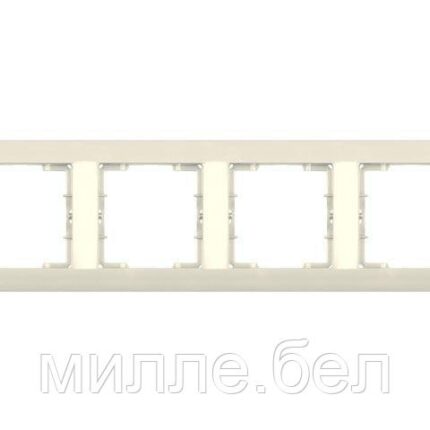 Рамка 4-ая горизонтальная кремовая, DARIA, MUTLUSAN