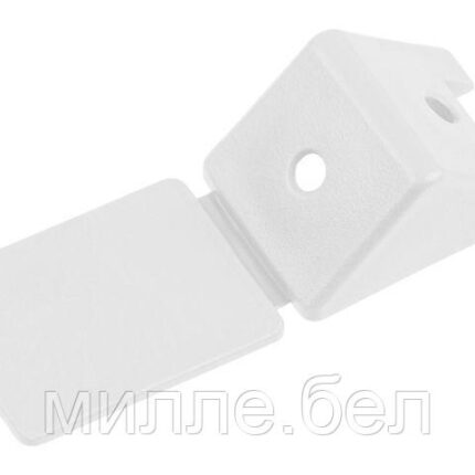Уголок мебельный пласт. белый (100 шт в пакете) STARFIX
