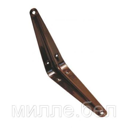 Кронштейн с ребром жесткости 300х350 мм коричневый STARFIX