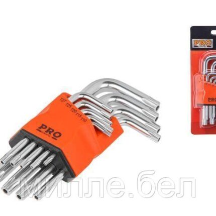Набор ключей Torx T10-T50 9шт коротк. PRO STARTUL (PRO-87209)
