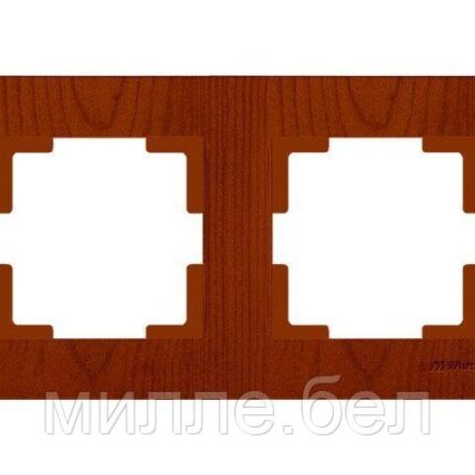 Рамка 2-ая горизонтальная вишня, RITA, MUTLUSAN