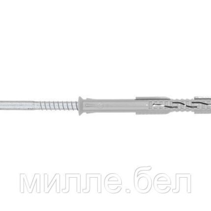 Дюбель рамный(фасадный) 10х140 мм нейлон, потай, с шурупом (50 шт в уп.) (STARFIX)