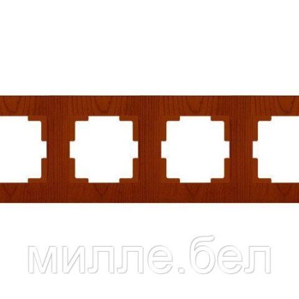 Рамка 4-ая горизонтальная вишня, RITA, MUTLUSAN