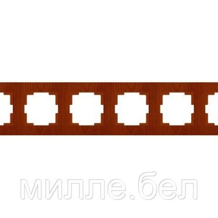 Рамка 6-ая горизонтальная вишня, RITA, MUTLUSAN