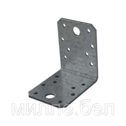 Уголок крепежный 53х65х65 мм 1.8 мм белый цинк STARFIX