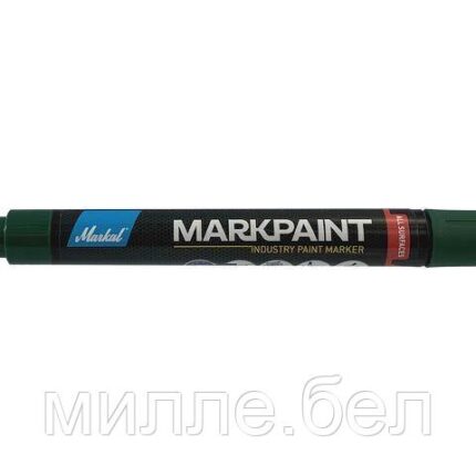 Маркер промышл. перманентный на основе жидк. краски MARKAL MARKPAINT ЗЕЛЕНЫЙ (Толщина линии 2 мм. Цвет
