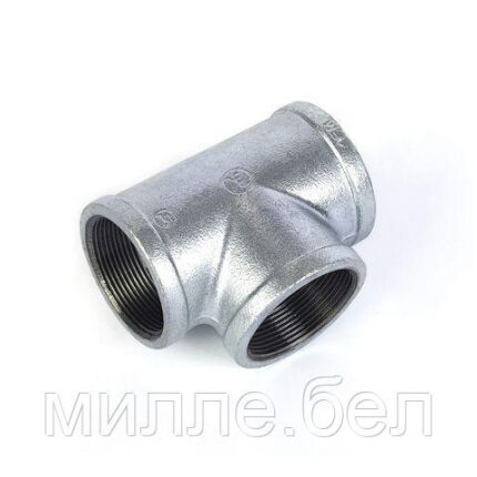 Тройник 1 1/4" чугун оцинк., AV Engineering