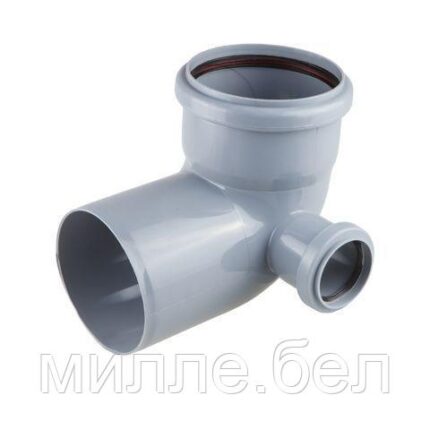 Колено ВК 110/50х87 правый РТП (Угол для внутренней канализации) (РосТурПласт)